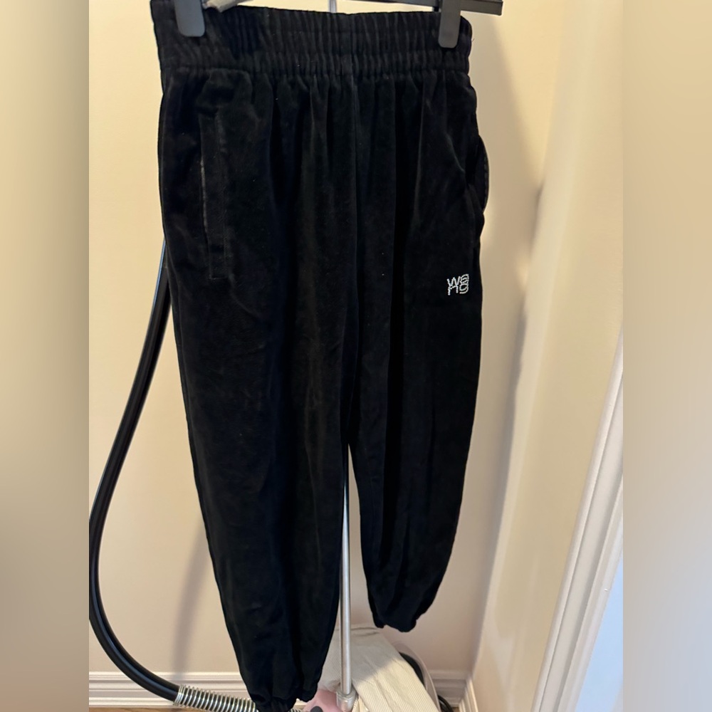 Alexander Wang Textured Black Pants